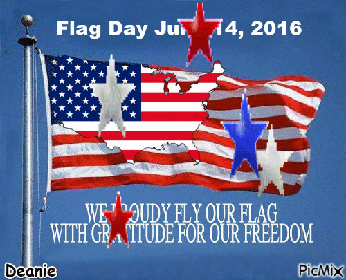 FLAG DAY 2016 USA - Gratis geanimeerde GIF