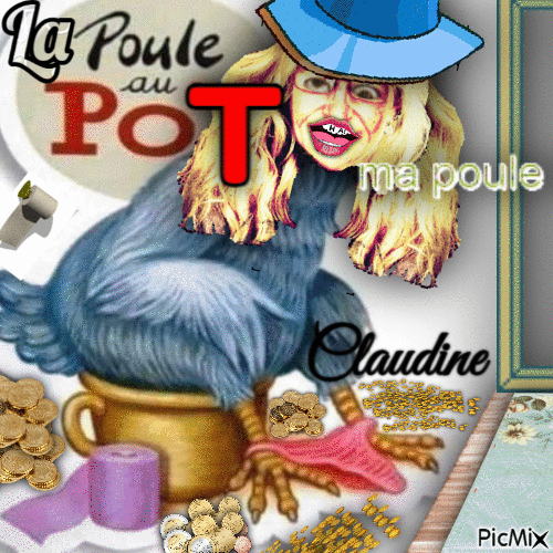 La Poule Au Pot!!!! - Безплатен анимиран GIF