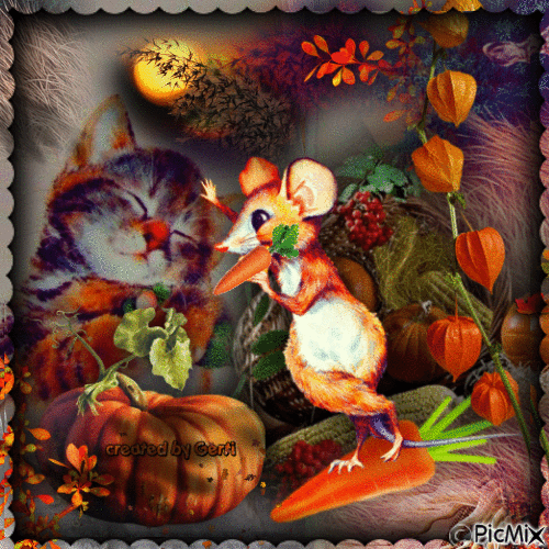 Autumn fairy tale creation - Ingyenes animált GIF