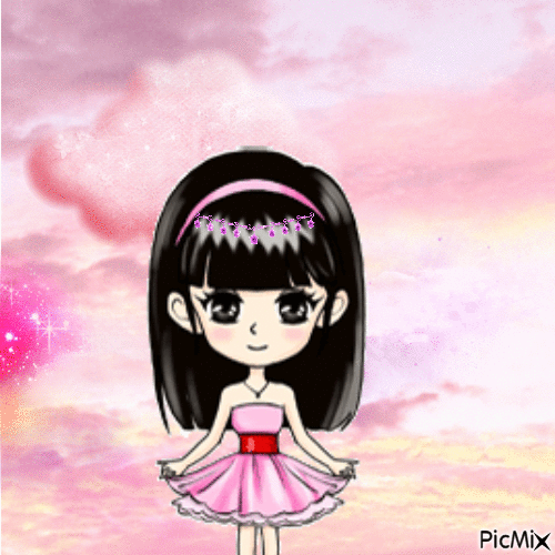 Pink Cloud - GIF animate gratis
