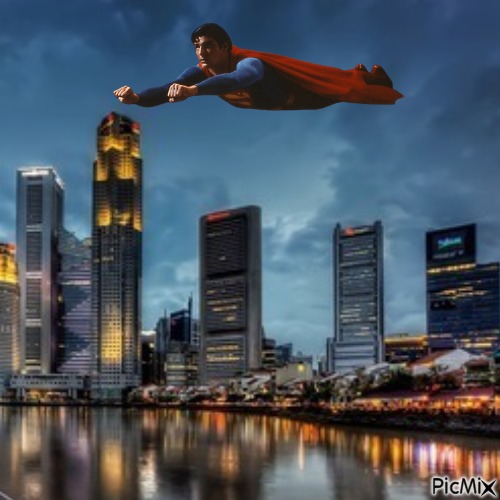 Superman (My 2,370th PicMix) - Free PNG