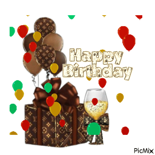 Happy birthday - GIF animasi gratis