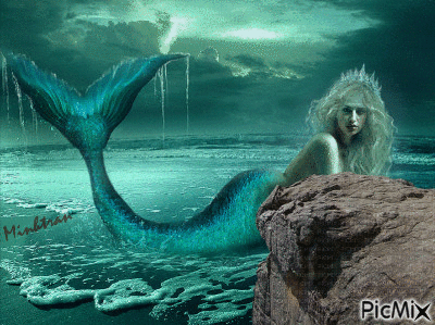 Beautiful Mermaid - GIF animado gratis