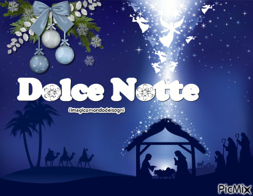 dolce notte natale - Nemokamas animacinis gif