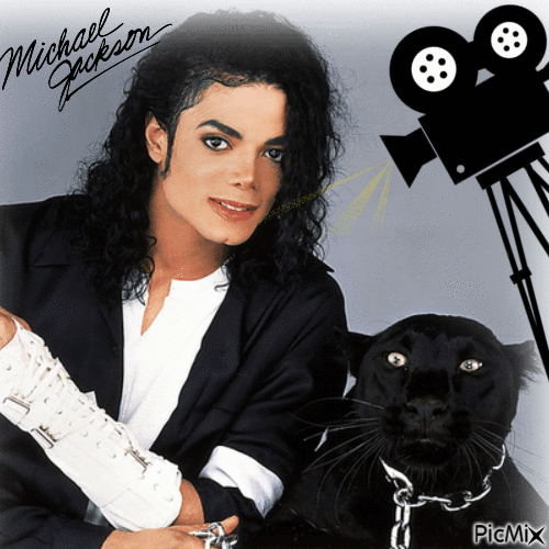 Michael Jackson. - Gratis animerad GIF