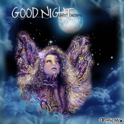 Goodnight...Sweet Dreams - Animovaný GIF zadarmo