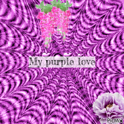 my purple love - Nemokamas animacinis gif