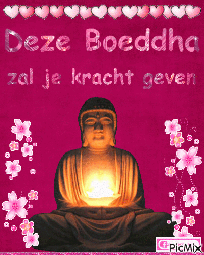 Boeddha kracht - Animovaný GIF zadarmo