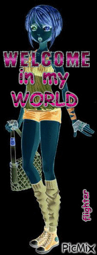 my world - Zdarma animovaný GIF