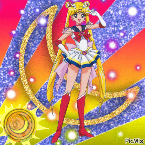 Princess Sailor Moon - GIF animado gratis