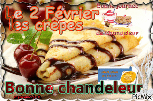 "Bonne chandeleur" § Crêpes. - Бесплатни анимирани ГИФ