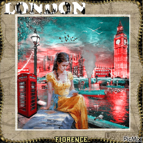 LONDON - Darmowy animowany GIF