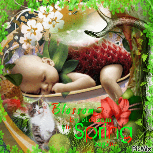 my strawberry spring baby - Бесплатни анимирани ГИФ