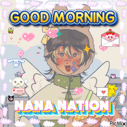 gm nana nation - Free animated GIF