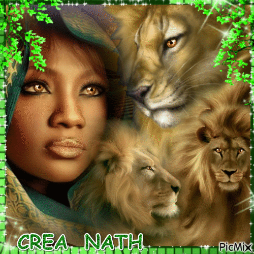 CREA NATH  LION - GIF animado grátis