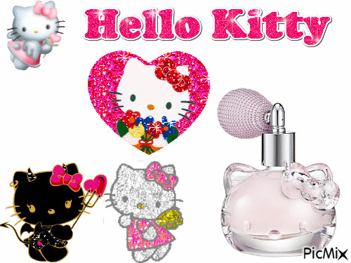 Hello kitty - GIF animado grátis