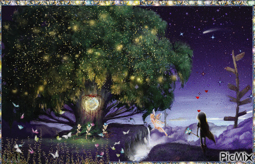 Magic Tree - Ingyenes animált GIF