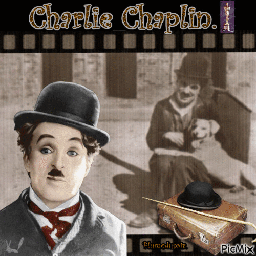 Charlie Chaplin. - Free animated GIF