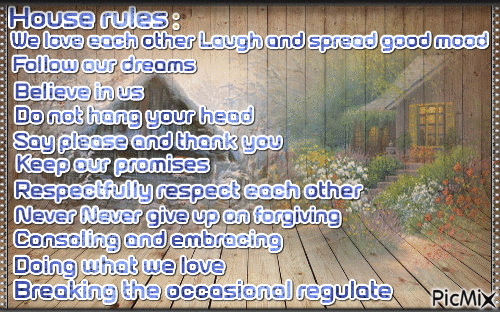 House Rules... - GIF animé gratuit