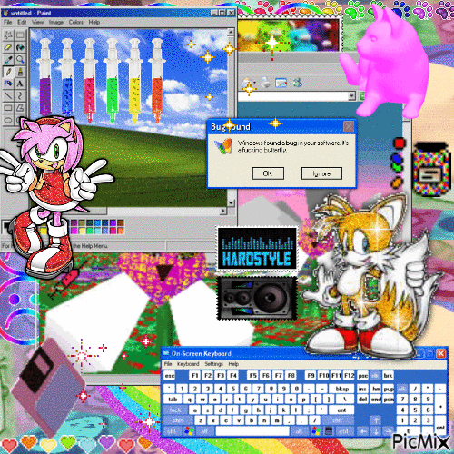 Sonic Webcore 2007s - GIF animado grátis