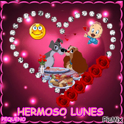 HERMOSO LUNES - Darmowy animowany GIF