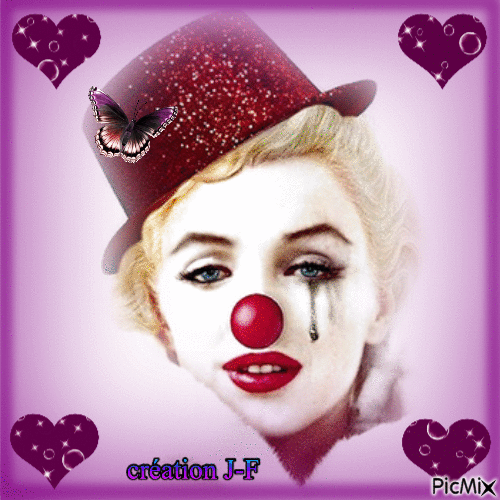 clown triste - Безплатен анимиран GIF
