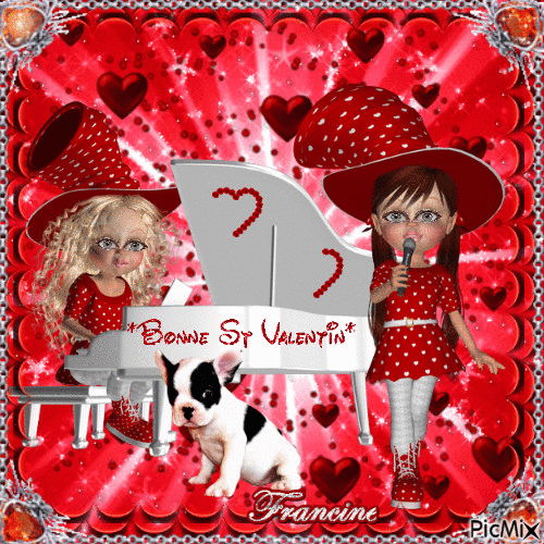 Joyeuses Valentin a tous ♥♥♥ - Ingyenes animált GIF