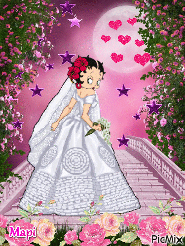 Betty la mariée - Ingyenes animált GIF