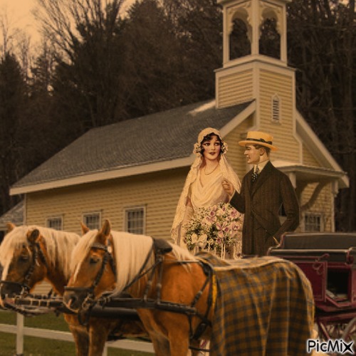vintage wedding - бесплатно png