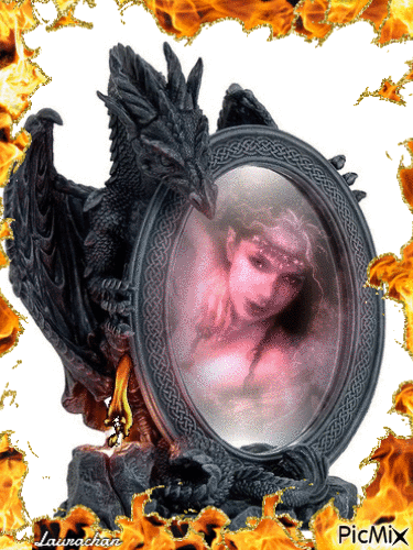 Nello specchio del drago - Laurachan - Besplatni animirani GIF