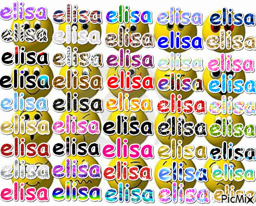 elisa - Бесплатный анимированный гифка
