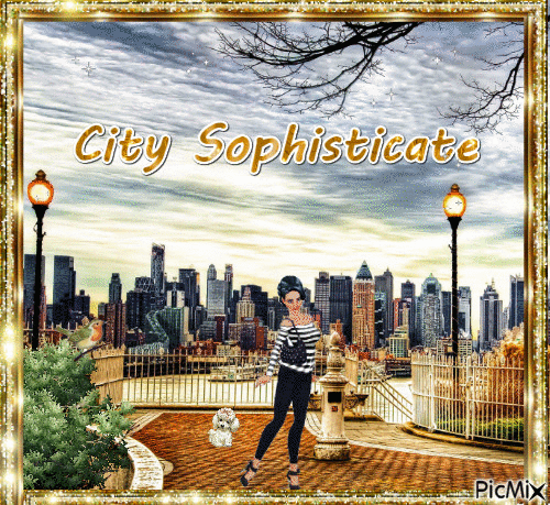 City Sophisticate - GIF animado grátis