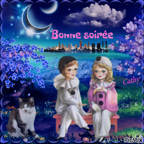 BONNE SOIRÉE - Bezmaksas animēts GIF