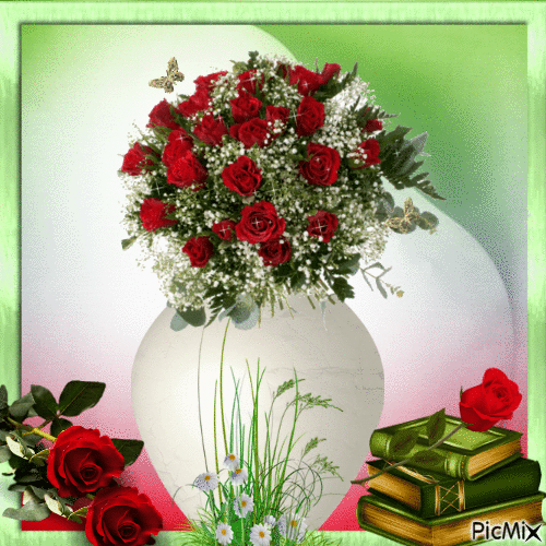 les roses - Ingyenes animált GIF