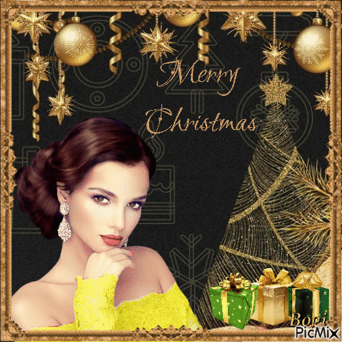 I wish you all a happy and healthy Christmas... - GIF animasi gratis