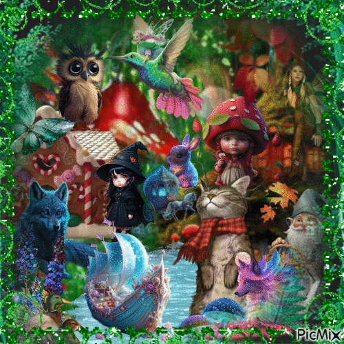 forest of fairytales - Gratis animeret GIF