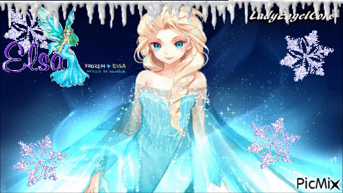 Elsa version manga :) - Besplatni animirani GIF