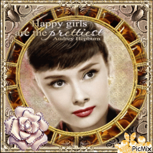 Audrey Hepburn Quote - 無料のアニメーション GIF