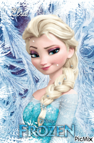 Elsa - GIF animado grátis