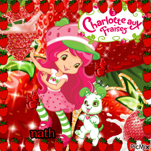 Charlotte aux fraises, concours - Free animated GIF
