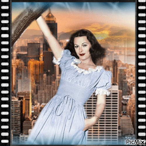 Hedy Lamarr - Бесплатный анимированный гифка