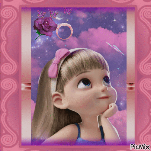Menina bonita - Bezmaksas animēts GIF