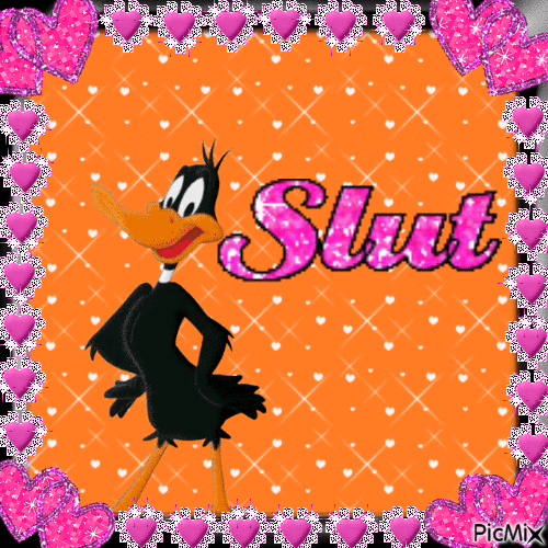Daffy Duck is a slut - GIF animado gratis