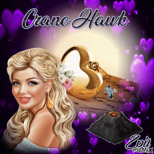 Crane Hawk - GIF animado grátis