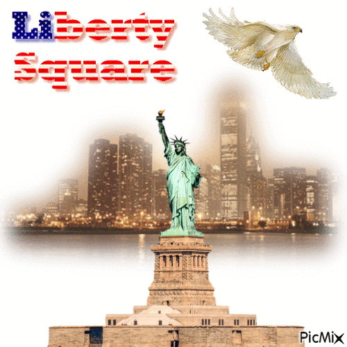 Liberty Square - GIF animé gratuit