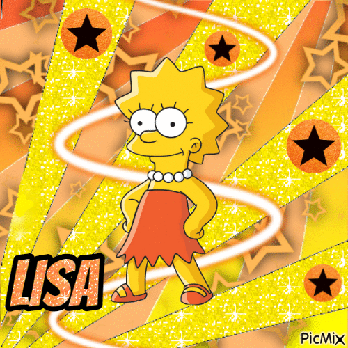 LISA SIMPSON - GIF animado gratis