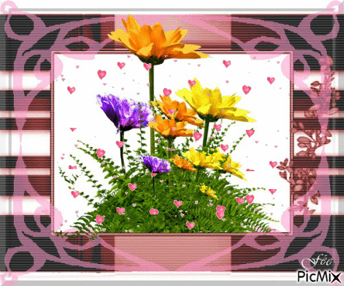 Fleurs - Darmowy animowany GIF