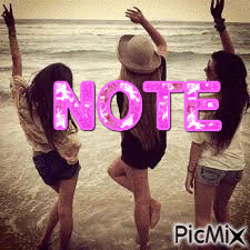 note - Zdarma animovaný GIF
