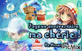 Anniversaire | Amoursucre0000 | AS - Darmowy animowany GIF