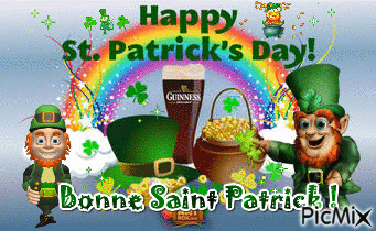 Bonne Saint Patrick - Ingyenes animált GIF
